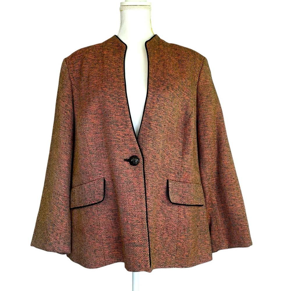Jones New York Suits- Vintage 80’s Blazer Jacket, Size 16W